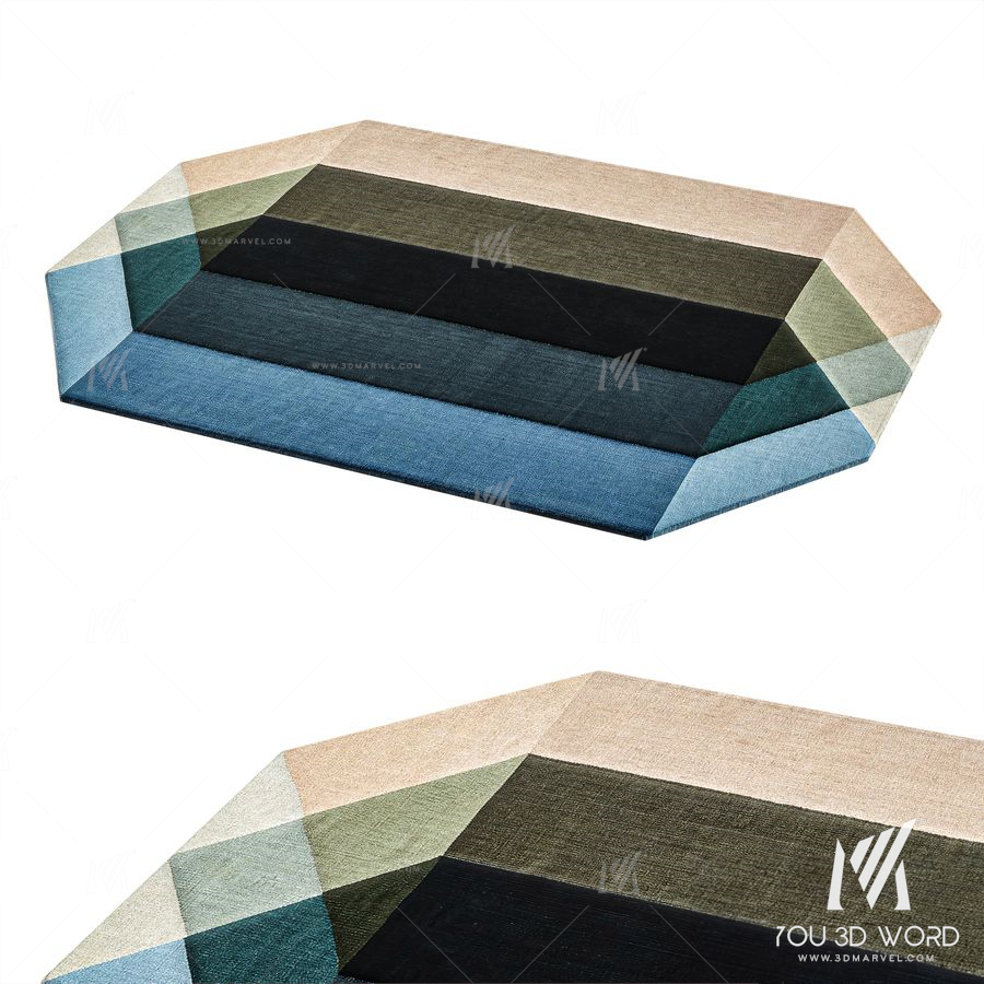 Kilim Diamond Rug by Gan